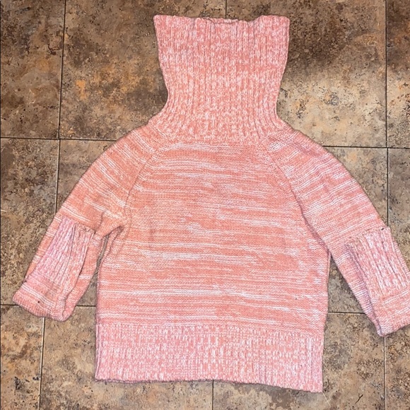Banana Republic salmon, pink xsmall thick sweater turtleneck - Picture 5 of 5